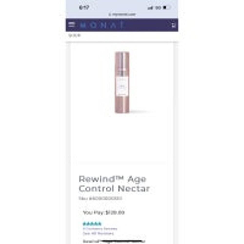 Monat Rewind Age Control Nectar NIB - Picture 4 of 4